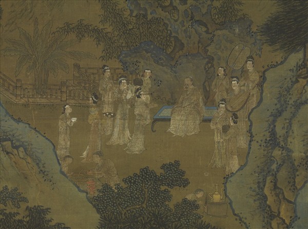 元胡廷暉蓬萊仙會圖　軸