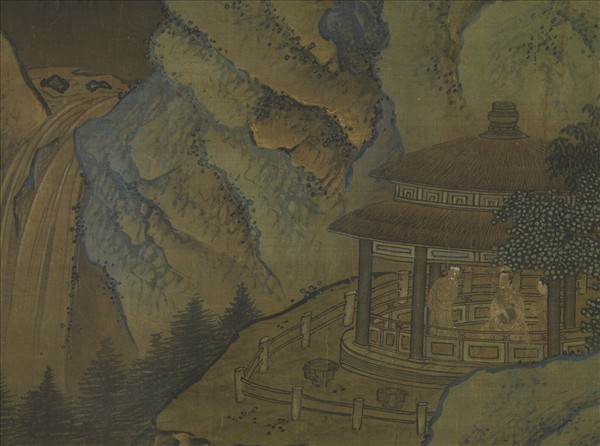 元胡廷暉蓬萊仙會圖　軸