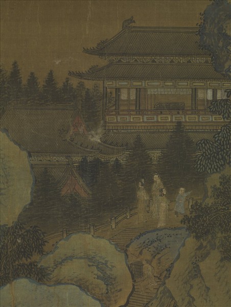 元胡廷暉蓬萊仙會圖　軸