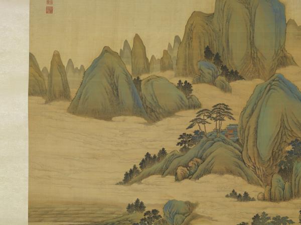 清唐岱孫祜等繪慶豐圖　軸