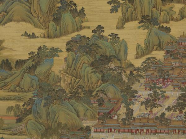 清唐岱孫祜等繪慶豐圖　軸