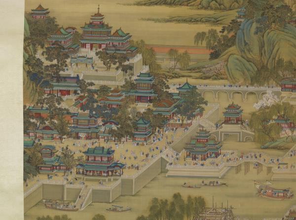 清唐岱孫祜等繪慶豐圖　軸