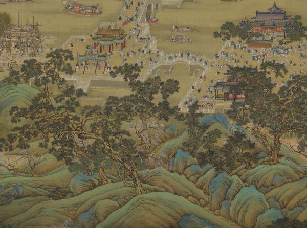 清唐岱孫祜等繪慶豐圖　軸