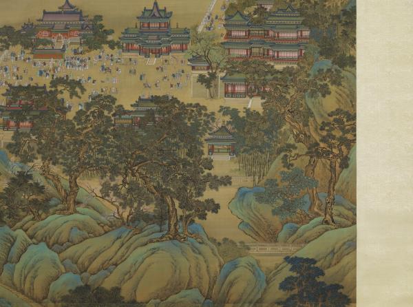 清唐岱孫祜等繪慶豐圖　軸