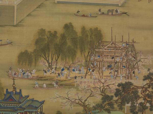 清唐岱孫祜等繪慶豐圖　軸