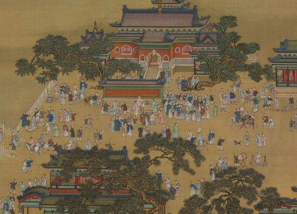 清唐岱孫祜等繪慶豐圖　軸