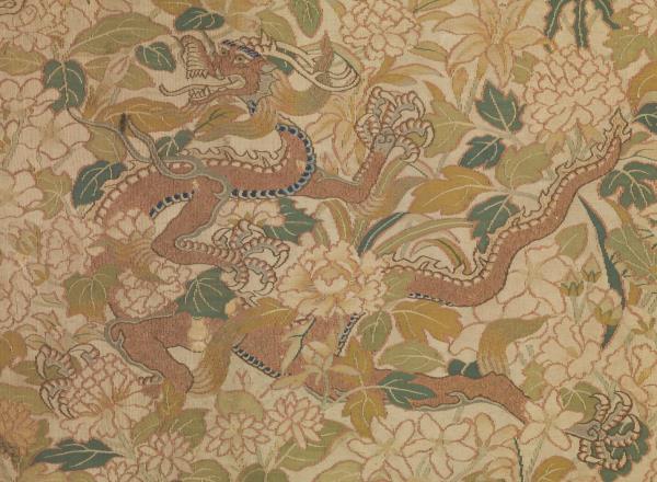 鏤繪集錦　冊　花間行龍