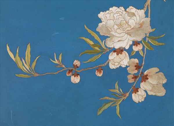 清繡線閬苑長春　冊　南枝祝慶