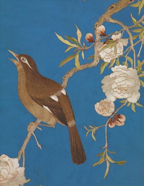 清繡線閬苑長春　冊　南枝祝慶