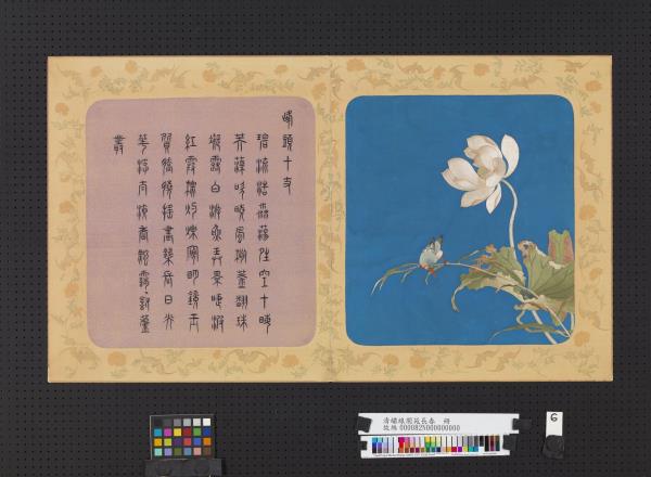 清繡線閬苑長春　冊　峰頭十丈