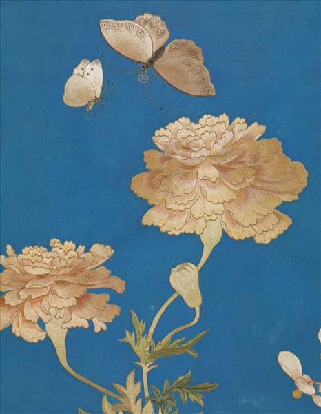 清繡線閬苑長春　冊　甘谷呈榮