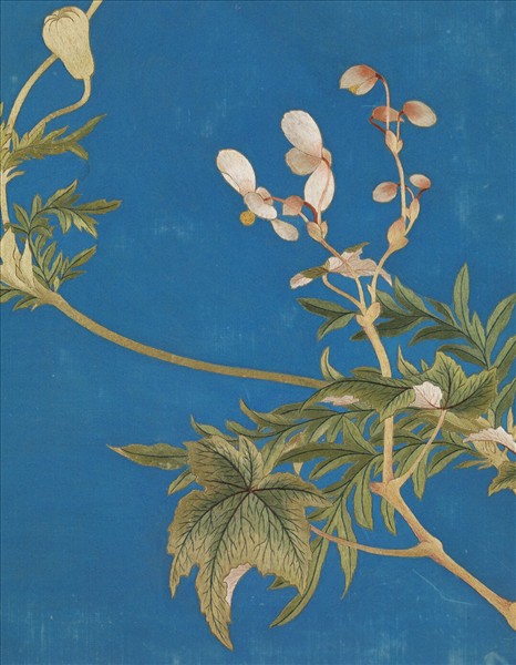 清繡線閬苑長春　冊　甘谷呈榮