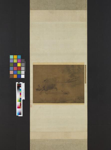 宋李唐乳牛圖　軸