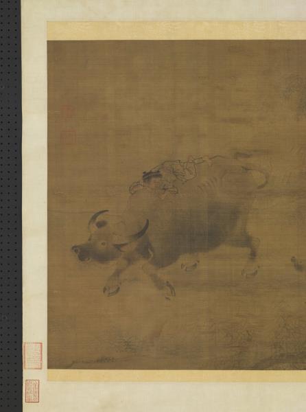 宋李唐乳牛圖　軸