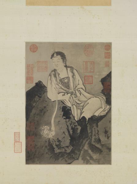 宋賈師古大士像　軸