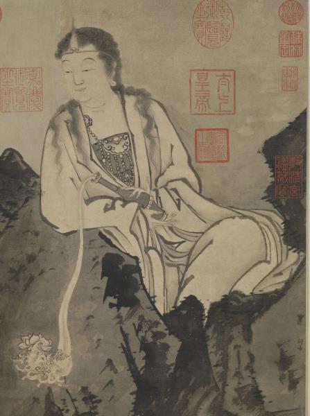 宋賈師古大士像　軸