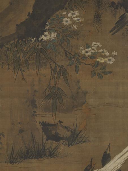 宋林椿十全報喜　軸