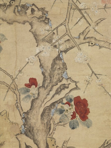 明王維烈雙喜圖　軸