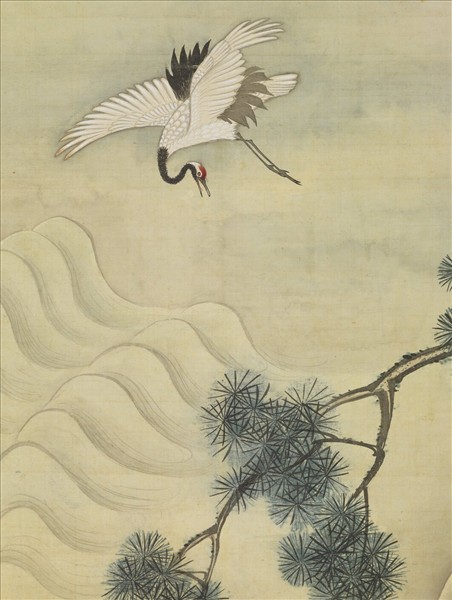 松鶴圖　軸