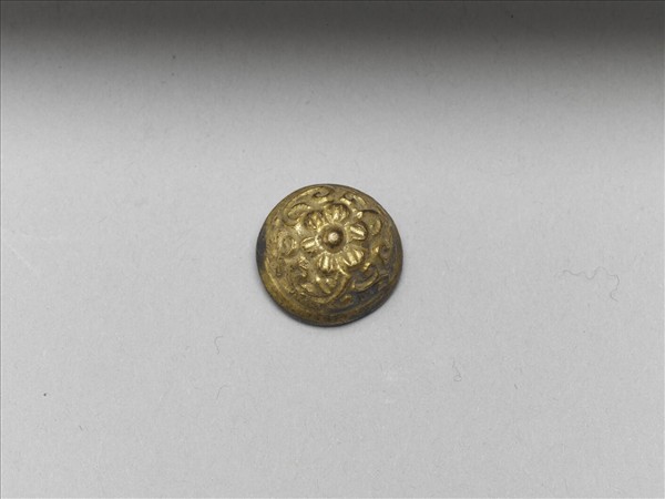 內填琺瑯圓蓋銅鍍金蓋鈕