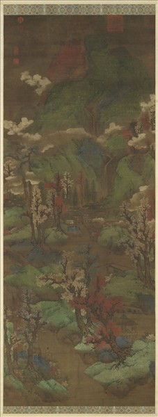 宋人倣張僧繇山水　軸