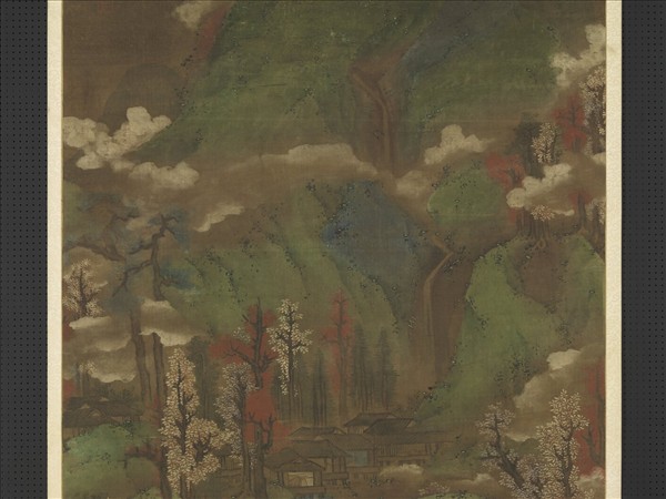 宋人倣張僧繇山水　軸