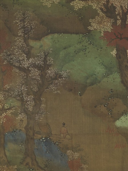 宋人倣張僧繇山水　軸