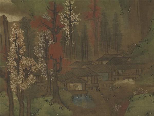 宋人倣張僧繇山水　軸