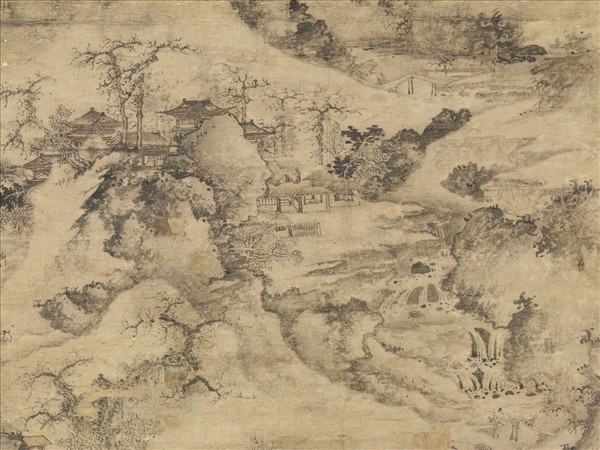 宋人千巖萬壑　軸