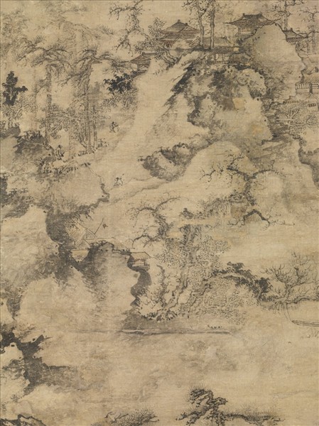 宋人千巖萬壑　軸