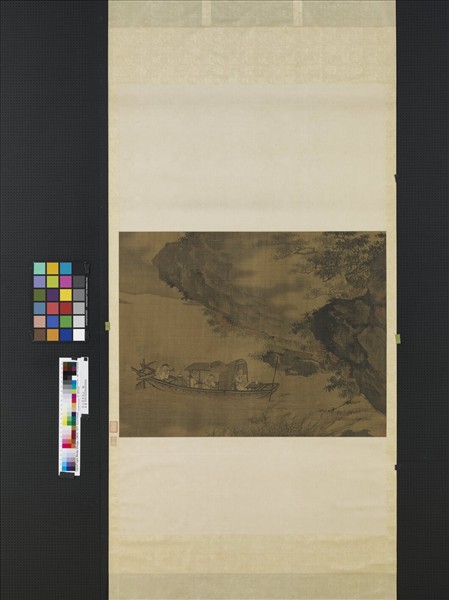 宋人賞月空山　軸