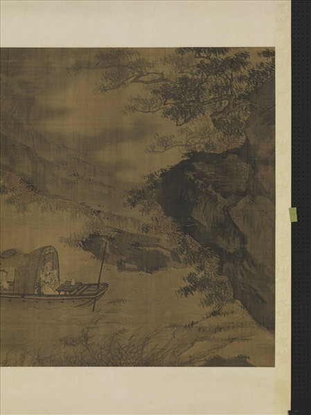 宋人賞月空山　軸