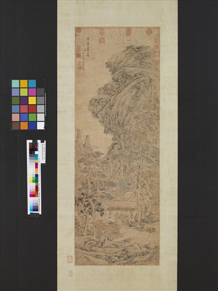 明沈士充天香書屋圖　軸