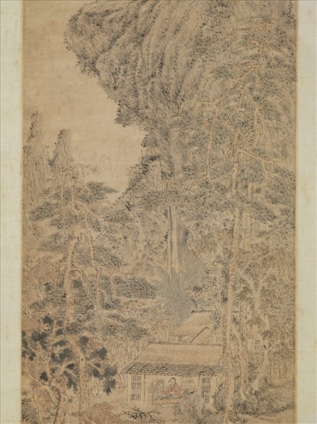 明沈士充天香書屋圖　軸