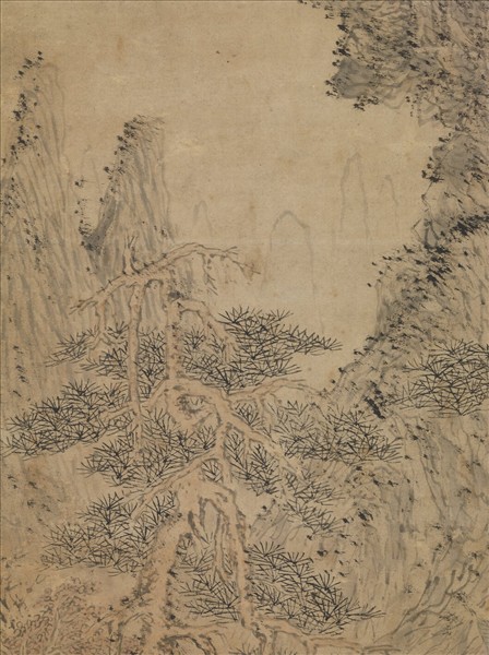 明沈士充天香書屋圖　軸