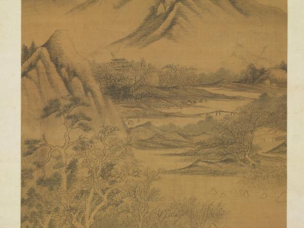 明趙左秋林書屋圖　軸