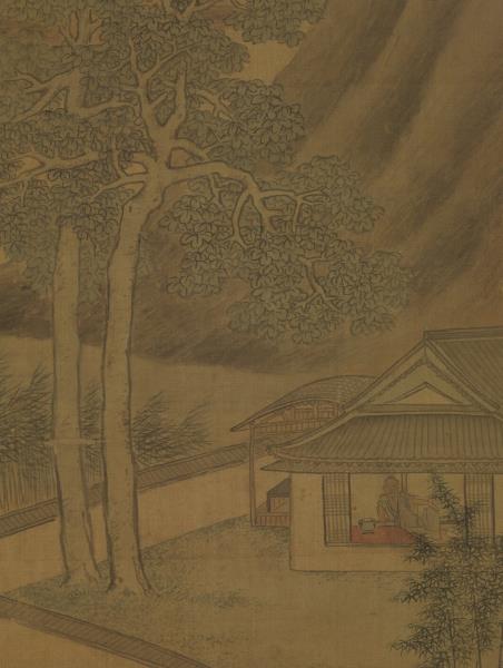 明宋懋晉碧梧降暑　軸