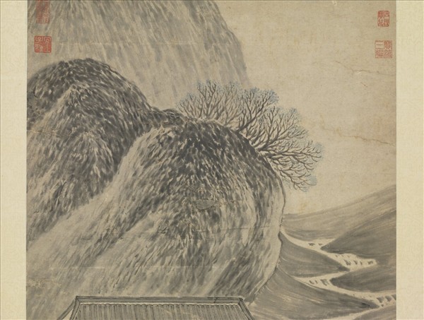 明宋懋晉山水　軸