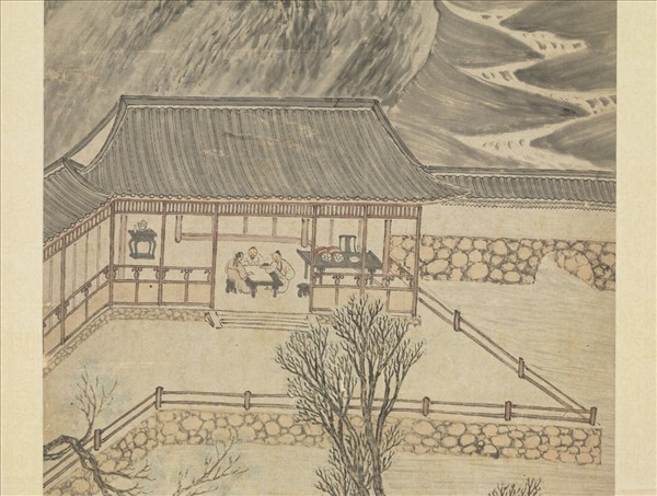 明宋懋晉山水　軸