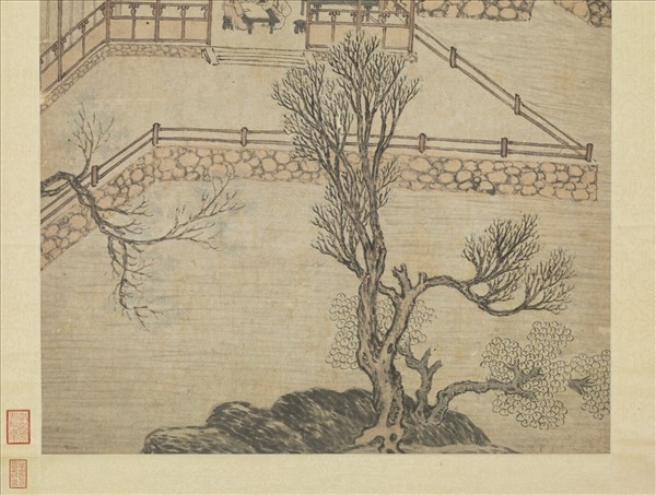 明宋懋晉山水　軸