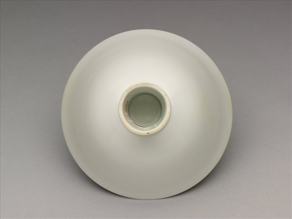 青花花鳥紋高足碗