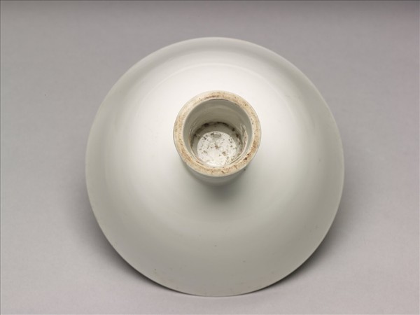 官窯 甜白高足碗