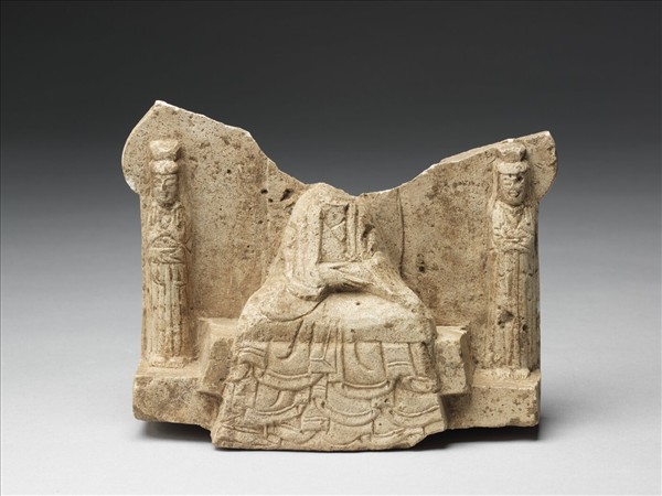 石一佛二菩薩殘像