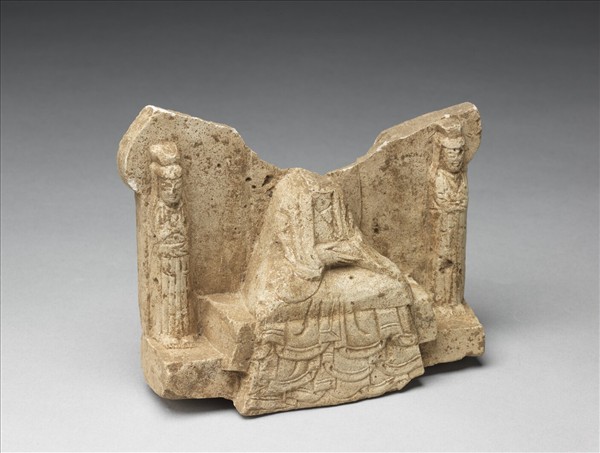 石一佛二菩薩殘像