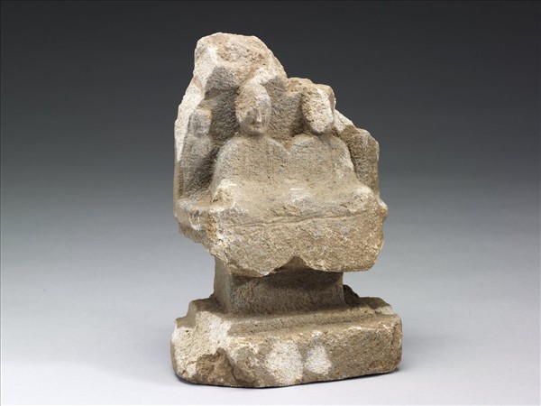 石二佛並坐殘像