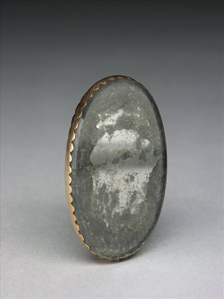 銅鍍金嵌瑪瑙修妝匣