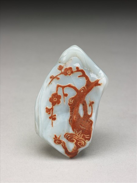 套料雕梅花書鎮