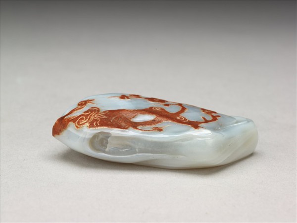 套料雕梅花書鎮