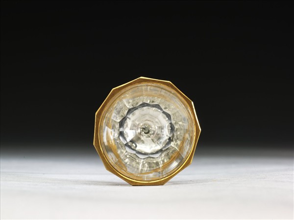 西洋玻璃描金高足杯