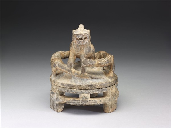 石辟邪三足硯